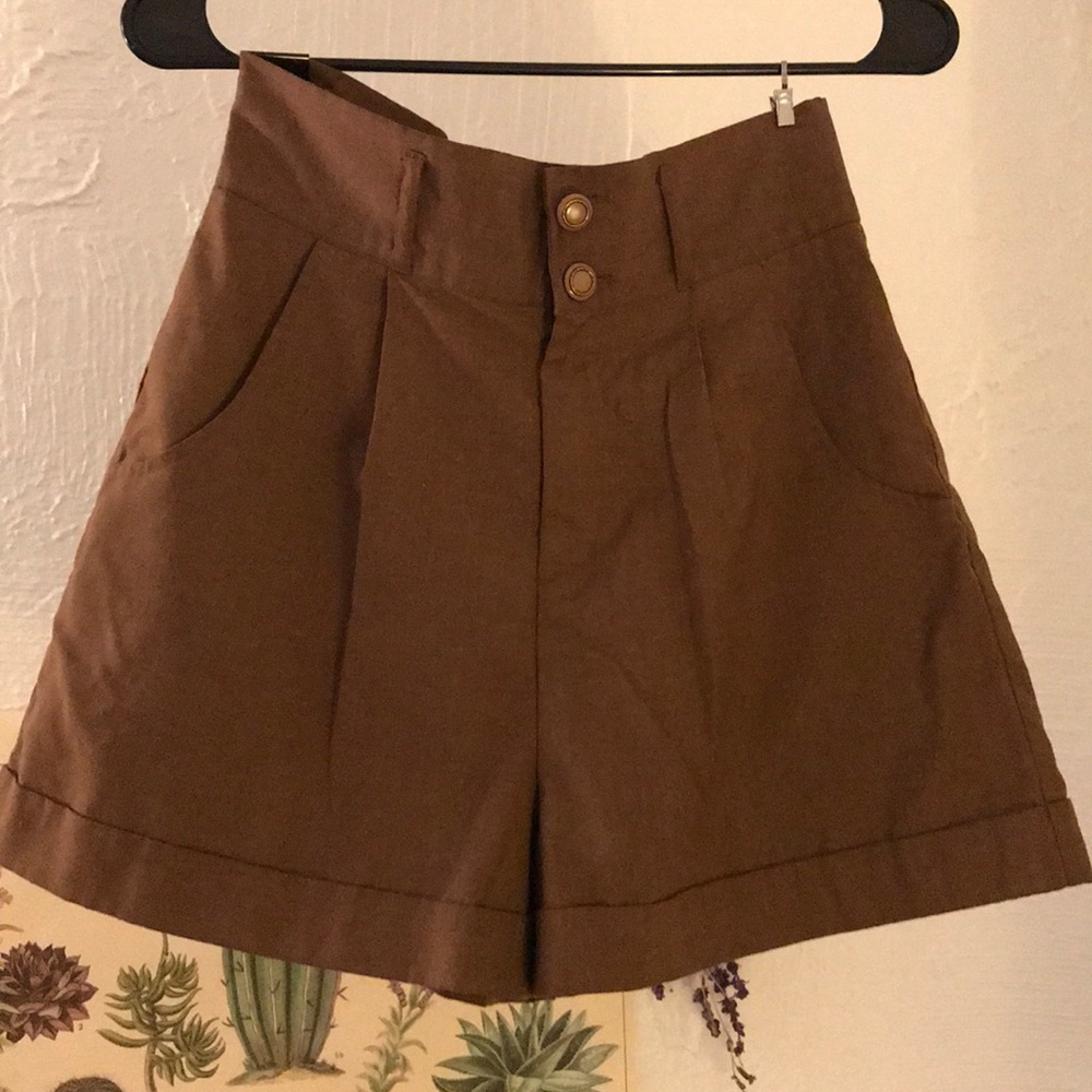 Vintage high-waisted shorts